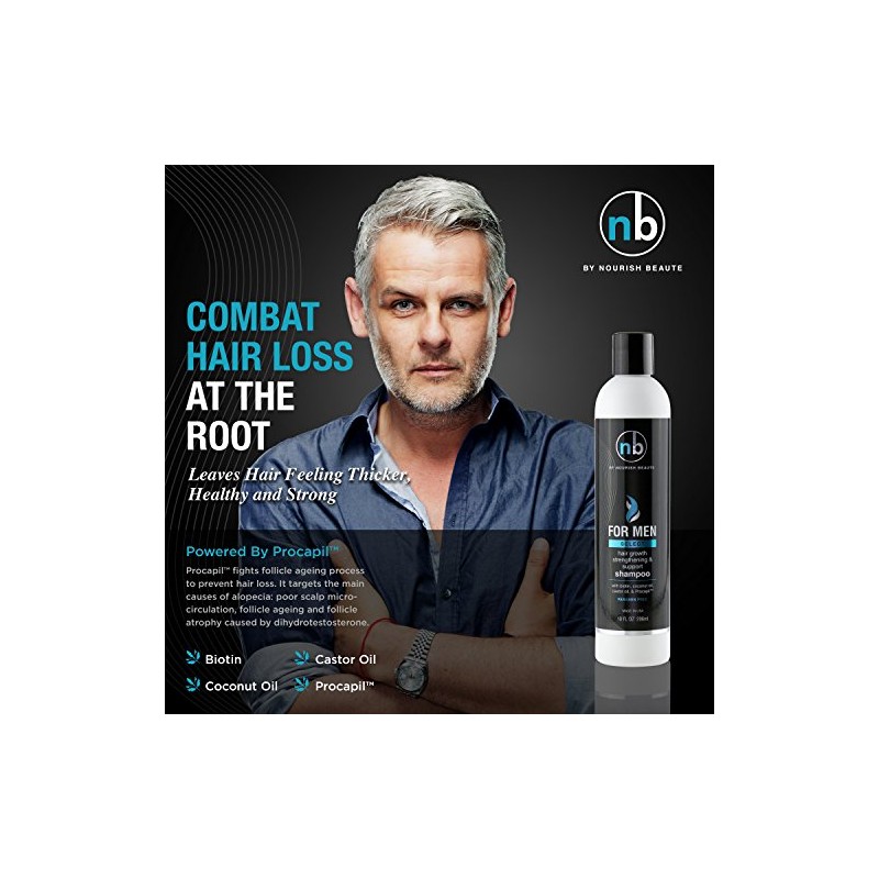 Hair Regrowth Shampoo for Men - Anti Hair Loss Shampoo