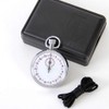 Mechanical Stop Watch, SXJ504 Handheld Sports Chronograph Alarm Mechanical Stopwatch