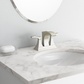 Pfister Venturi 4 in.LF-048-VNGS 2-Handle Faucet in Spot Defense Nickel