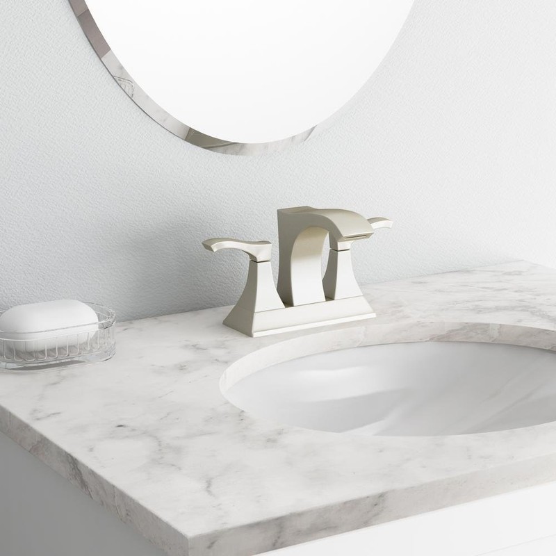 Pfister Venturi 4 in.LF-048-VNGS 2-Handle Faucet in Spot Defense Nickel
