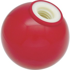 TRUSCO P-TPB40-10R Resin Grip Ball, No Core, Red, Φ1.6 x M0.4 inches (40 x 10 mm)