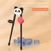 3 Pairs Kids Chopsticks Training Set, Reusable Cartoon Chopsticks for