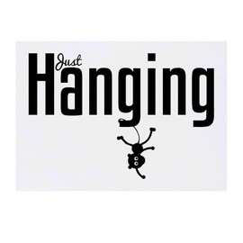 'Funny Hanging Monkey' Temporary Tattoo - Water Resistant, Skin-Safe, Non-Toxic Transfer (TO00083591)