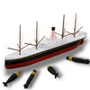 12" Prebuilt Display Model Ship (SS Californian 10" length Model