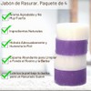 Cuencos de jabón de afeitar duraderos para hombres, con 4