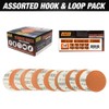 Premium 6" Variety Pack Hook and Loop Ceramic Sanding Discs,