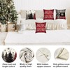 PPGGOPP Christmas Cushion Cover, 45 x 45.2 Pieces, Red Christmas