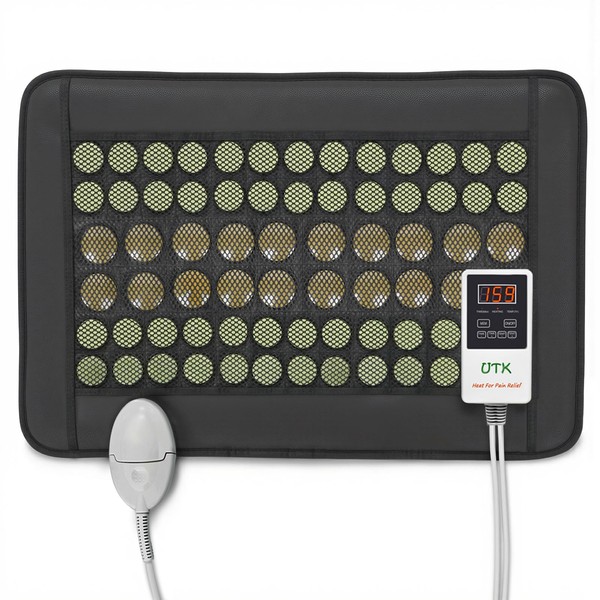 UTK Heating Pad for Back, 5X Deeper Back Pain Relief,