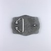 Antique Brushed Silver Blank Belt Buckle Boucle de ceinture for