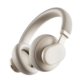 FINGERTIME Active Noise Cancelling Headphones, Wireless Over Ear Bluetooth Headphones with Microphone, 40H Playtime, Comfortable Fit,Bluetooth 5.3,Beige