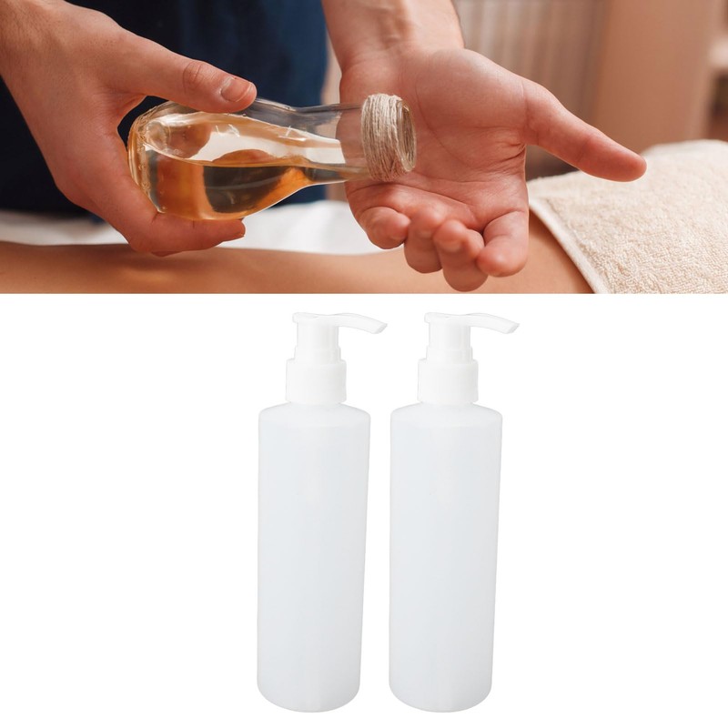 Massage Oil Warmer Replacement Bottle, Plastic Pump Bottle Dispenser, Refillable