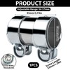 Exhaust Clamp Pipe Connector, 55mm, Stainless Steel
