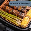 OVENTE Electric Indoor Grill with 13x10 Inch Non-Stick Cooking Surface,