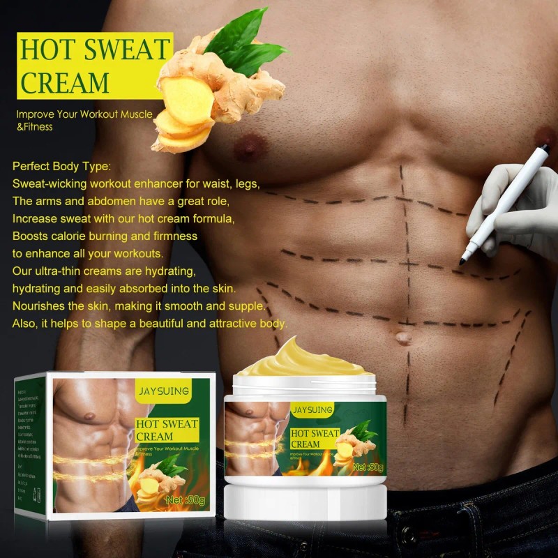 Jay Crema Quemadora Grasa Abdomen Gengibre Adelgazar