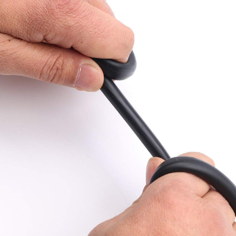 10FT Black Latex Rubber Tubing,3/8in OD 1/4in ID Black ONE