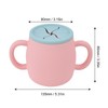 Silicone Toddler Cup Drop Proof Portable Baby Training Cup with