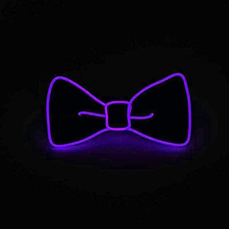 [YUANT] LED Bow Tie LED Light Up Bow Tie Luminous