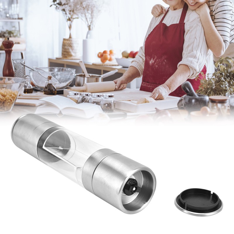 2 in 1 Manual Grinder Stainless Steel Hand Garlic Pepper
