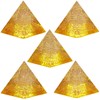 Mookaitedecor Quartz Crystal Healing Crystal Quartz Pyramid with Yellow Colour
