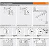 Blum Inc. 79T8500 Clip Top Full Overlay Screw-On Bi-Fold Cabinet
