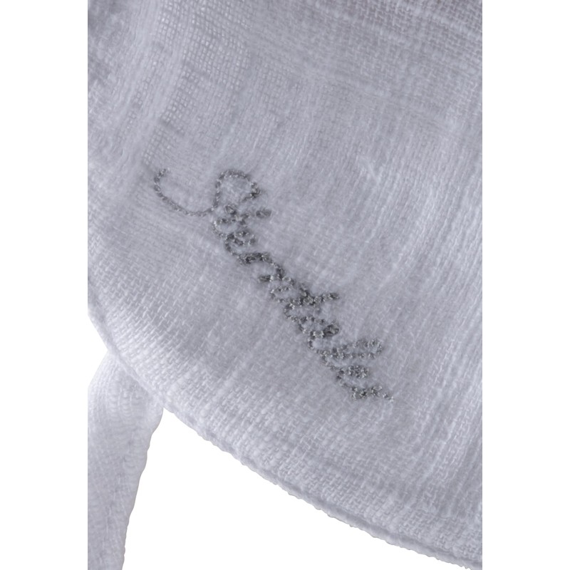 Sterntaler Boys' Peaked Cap Neck Plain Sun Hat, White