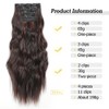 Clip in Hair Extensions 24 Inch 4pcs Set Curly Wave