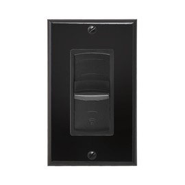 OSD Audio Slider Style 100 Watts Peak Impedance Matching Volume Control White and Black Decora Insert, Outer Plate and Slider