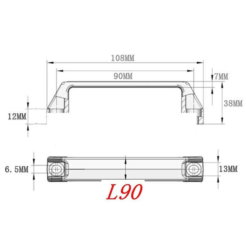 boeray 2 Sets 2020 Aluminum Extrusion Profile Slot 6mm Door