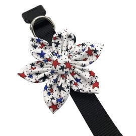 Handmade Dog Collar Flower Slide Bow - many colors