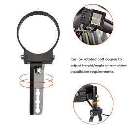 Tube Clamps Mounting Brackets for LED Light Bar Work Lights Fog Lights Off Road Lights Fit 3" Bull Bar, 2pcs