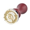 Mceal Wax Seal Stamp, Silver Brass Seal 25mm Dia, Wedding