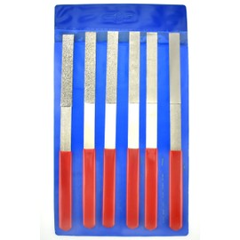 SE Flat Diamond Flat Files with 40 to 600 Grit (6 PC.) - 74336DF