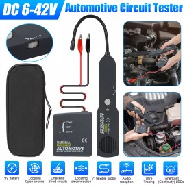 Octoder Automotive Open and Short Circuit Tester DC 6-42V Car Wire Cables Tracker Tool