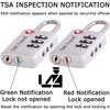 OW-Travel TSA Approved Luggage Locks Suitcase Locks with Indicator Open