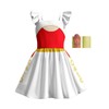 Hipoleter Girls Zombie Movie Character Dress Outfits Kids Print Skirt