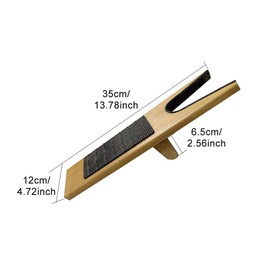 Boot Jack-Wood Boot Remover, Easy Boot Puller Shoe Jack Extra Wide Wooden Removal Tool Weatherproof Boot Jack Heavy Duty Boot Hunter Perfect Husband Gifts Dad Gifts(natural+black)