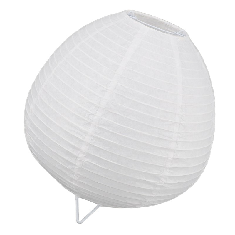 Lantern Table Paper Lamp Warm Light E14 Bulb Simple Installation