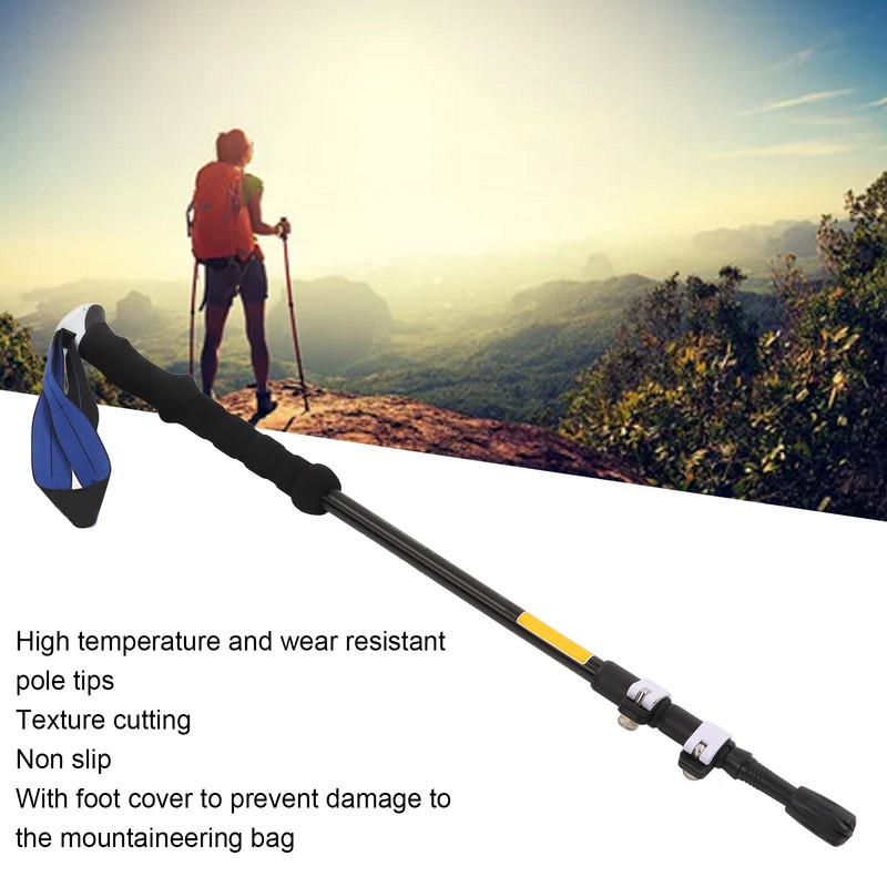 Walking Stick Adjustable Height Prevent Slip Lightweight Walking Cane for