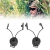2PCS Headset Helmet Adapter Nylon Helmet Arc Rail Suspension Headset