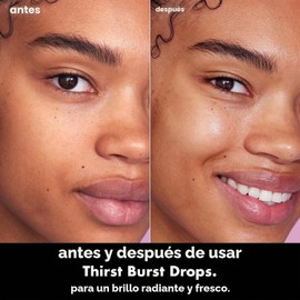 e.l.f. SKIN Holy Hydration! Thirst Burst Drops, suero para una tez radiante al instante y con el tiempo, fabricado con ácido hialurónico, vegano y libre de crueldad animal