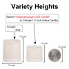 Flameless Candles Tea Lights with Remote Votive LED Flickering Tea