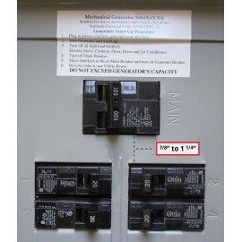 GenInterlock SIE-P1  Murray, Siemens Generator interlock kit 100A Panel LISTED