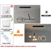 Siittoo Modern Chandeliers for Dining Room, Dimmable Led Linear Pendant
