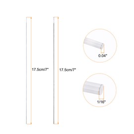 HARFINGTON TIG Welding Tungsten Electrodes 5pcs 0.04" & 5pcs 1/16" by 7" 0.7-0.9% Zirconium for Stainless Steel Welding, Aluminum Magnesium Alloy Welding industry, White WZ8