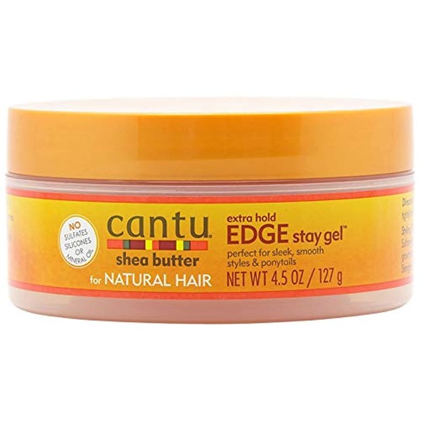 Cantu Natural Hair Edge Stay Gel, Extra Hold 4.5 Oz