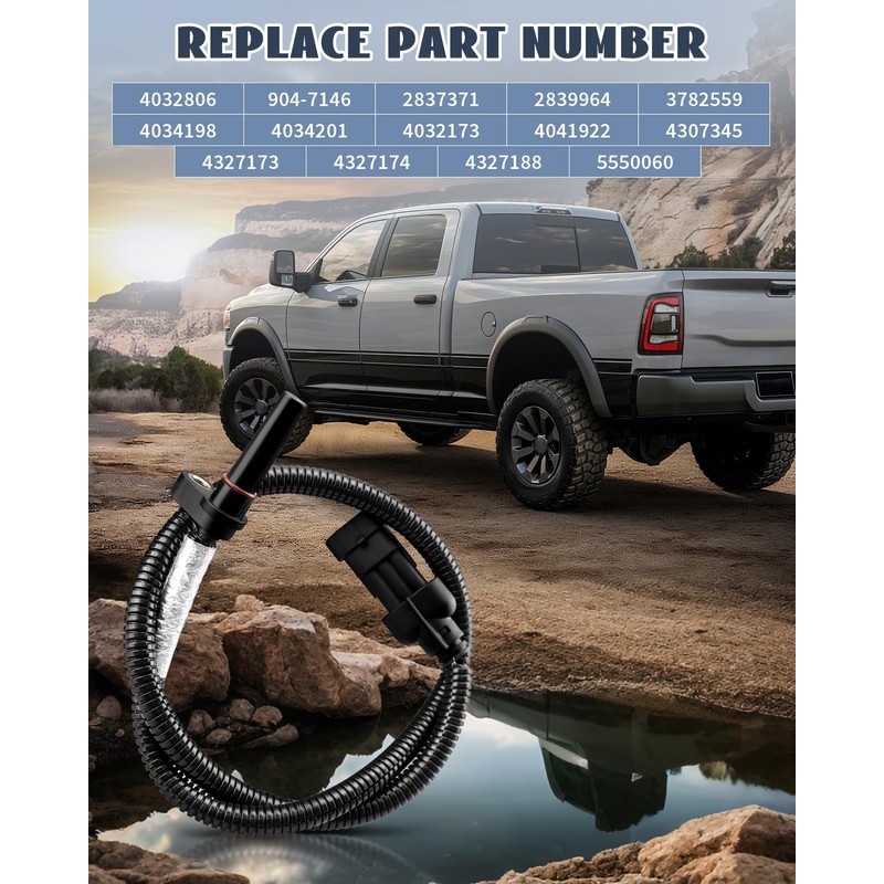 4032806 Turbocharger Speed Sensor, Fit for Cummins Holset ISB ISC