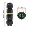 8PCS 3 Pole Wire Connector Waterproof IP68 Outdoor Electrical Junction