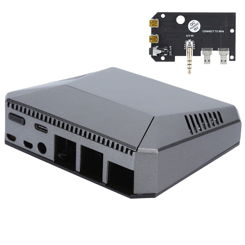 For Raspberry Pi 4B Case Mini Computer Aluminum Alloy Shell