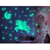 Unicorn Star Wall Stickers Fluorescent Rainbow Wall Stickers Decor for