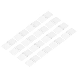 MECCANIXITY RC Hinges 1.1 Inch x 0.6 Inch Adjustable Model Airplane Remote Control Aircraft Wings Parts Square Plastic Loose-Leaf 16 Pcs
